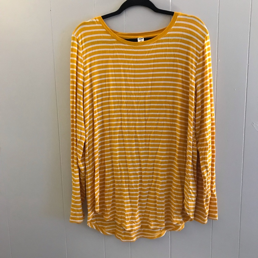 Old navy Luxe Long sleeve striped T-shirt